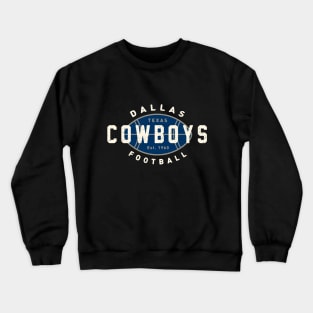 Dallas Cowboys 3 by Buck Tee Crewneck Sweatshirt